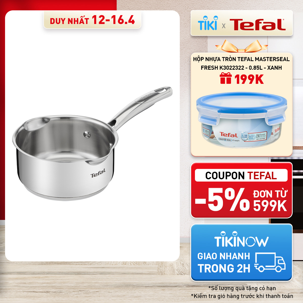 Nồi Inox Tefal Duetto Plus cao cấp - Hàng chính hãng