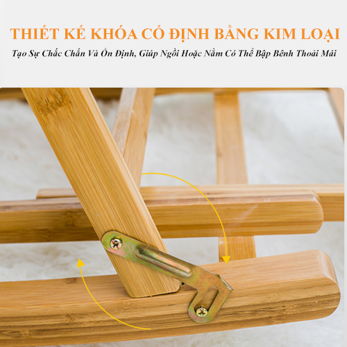 Ghế Bập Bênh Tre Thư Giãn Cao Cấp Có Massage Chân