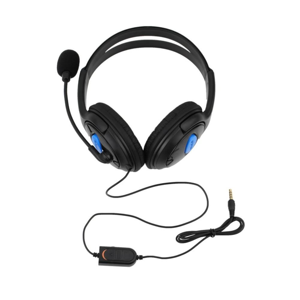 1.2M Máy Tính Có Dây Tai Nghe Chơi Game Có MIC Casque Âm Thanh Tắt Công Tắc Loại Bỏ Tiếng Ồn Tai Nghe Cho PS4 Máy Chơi Game Sony PlayStation