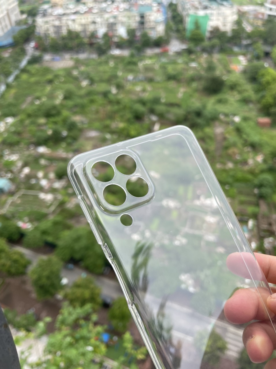 Ốp lưng silicon cho Samsung Galaxy M53 5G dẻo Gor Bảo vệ camera trong suốt Hàng nhập khẩu