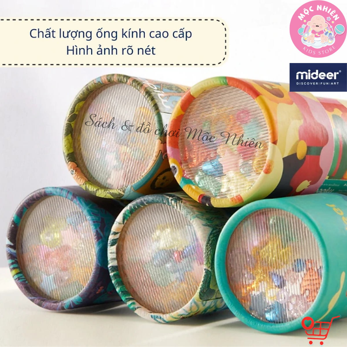 Đồ chơi sáng tạo Kính vạn hoa Magic Kaleidoscope - chính hãng MIDEER