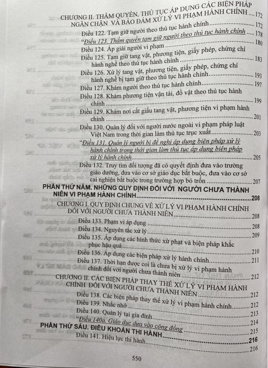 Bình Luận Luật Xử Lý Vi Phạm Hành Chính Và Các Văn Bản Hướng Dẫn Thi Hành Mới Nhất