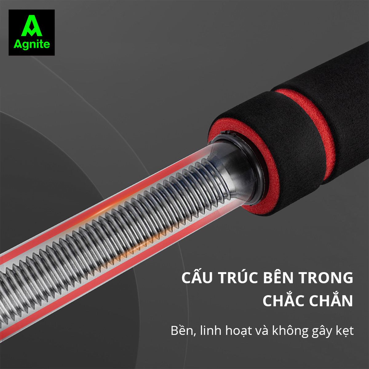 Hình ảnh Xà Đơn Treo Tường Gắn Cửa Đa Năng Chịu Lực Độ Dài Tùy Chỉnh Giúp Bạn Tập Gym, Tập Cơ Bụng, Cơ Vai, Cơ Xô 60-140Cm Cao Cấp Agnite - Hàng Chính Hãng - Tập Luyện Tại Nhà Tay Cầm Bọc Đệm Chống Trượt