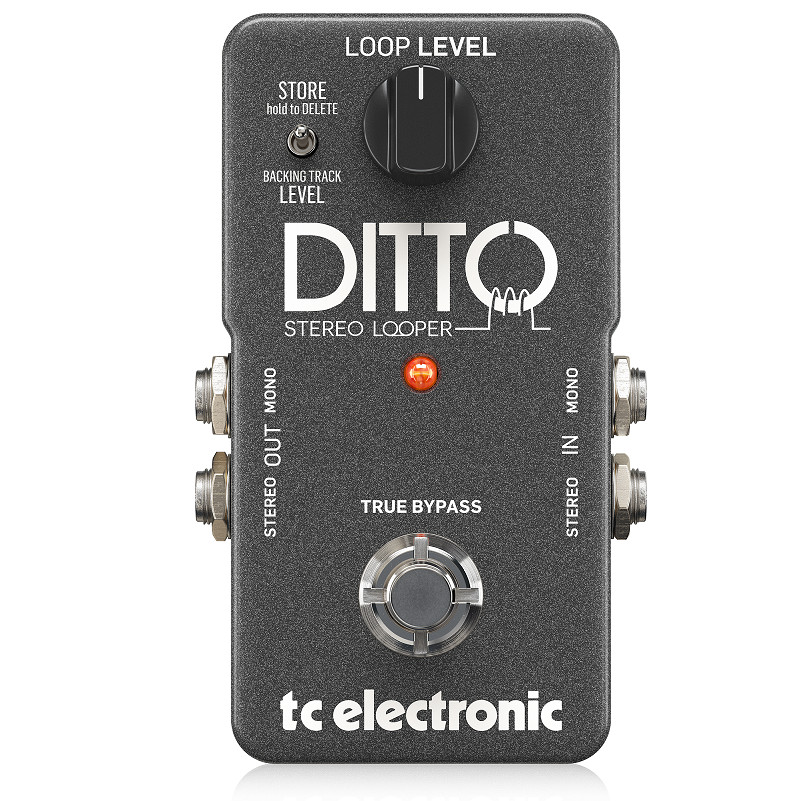 TC ELECTRONIC DITTO STEREO LOOPER GUITAR AND BASS EFFECTS-HÀNG CHÍNH HÃNG