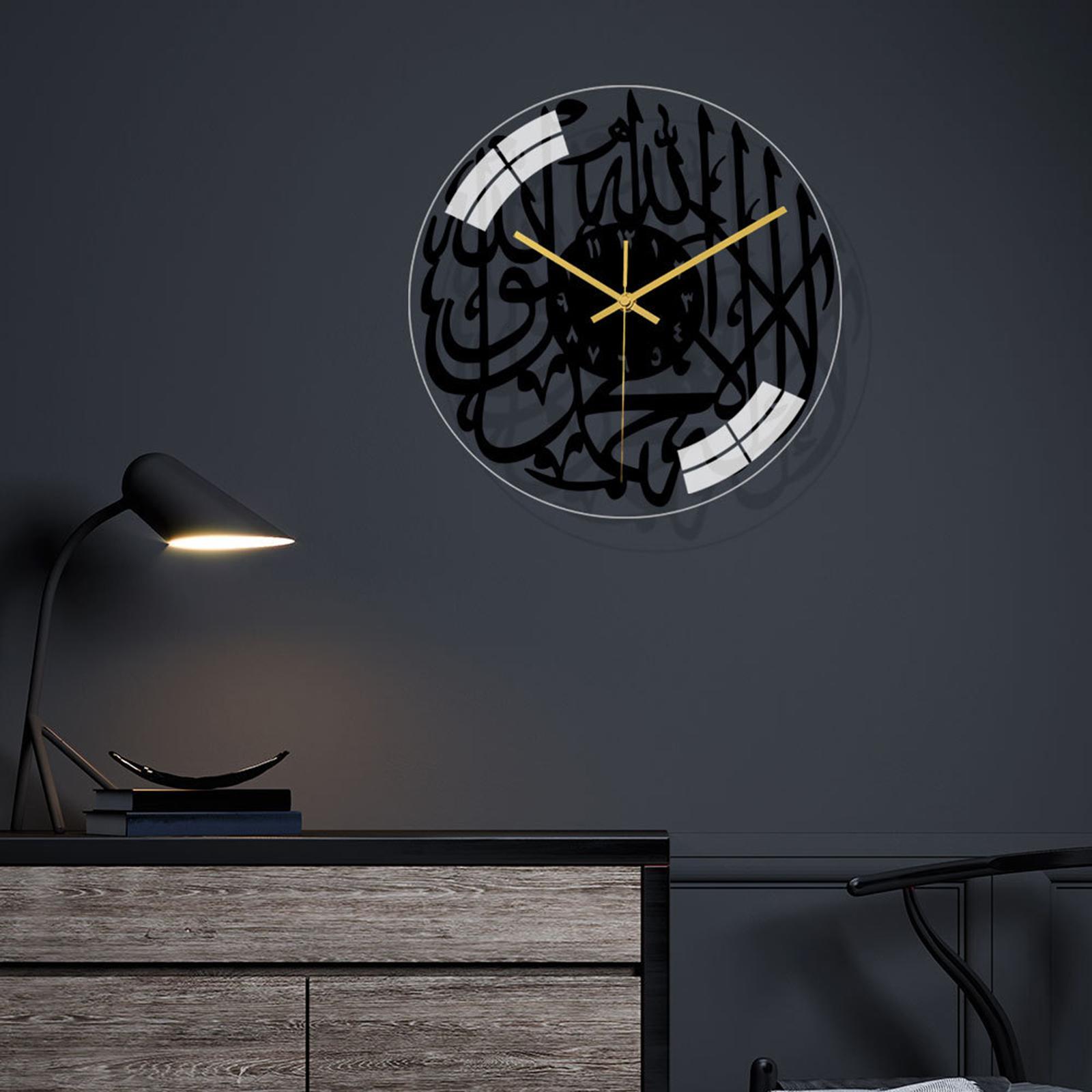 Non Ticking Wall Clock Wall Clock Home Wall Decor for Bedroom Living Room