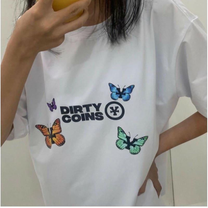 Áo Thun Tay Lỡ Rộng UNISEX In Họa Tiết Butterfly