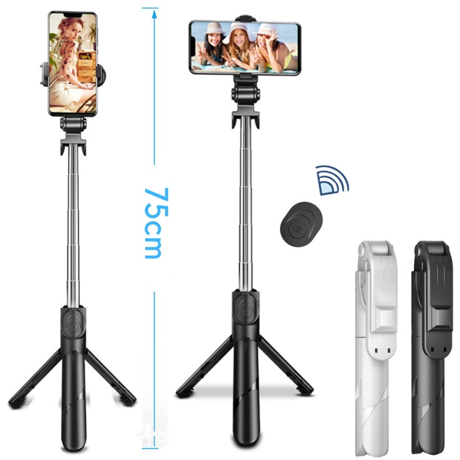 Gậy chụp ảnh 3 chân tripod có khiển từ xa thu dài ngắn selfie mọi lúc mọi nơi