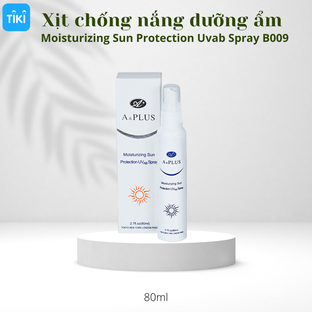 Chai Xịt Chống Nắng Dưỡng Ẩm A&amp;Plus B009 (80ml)