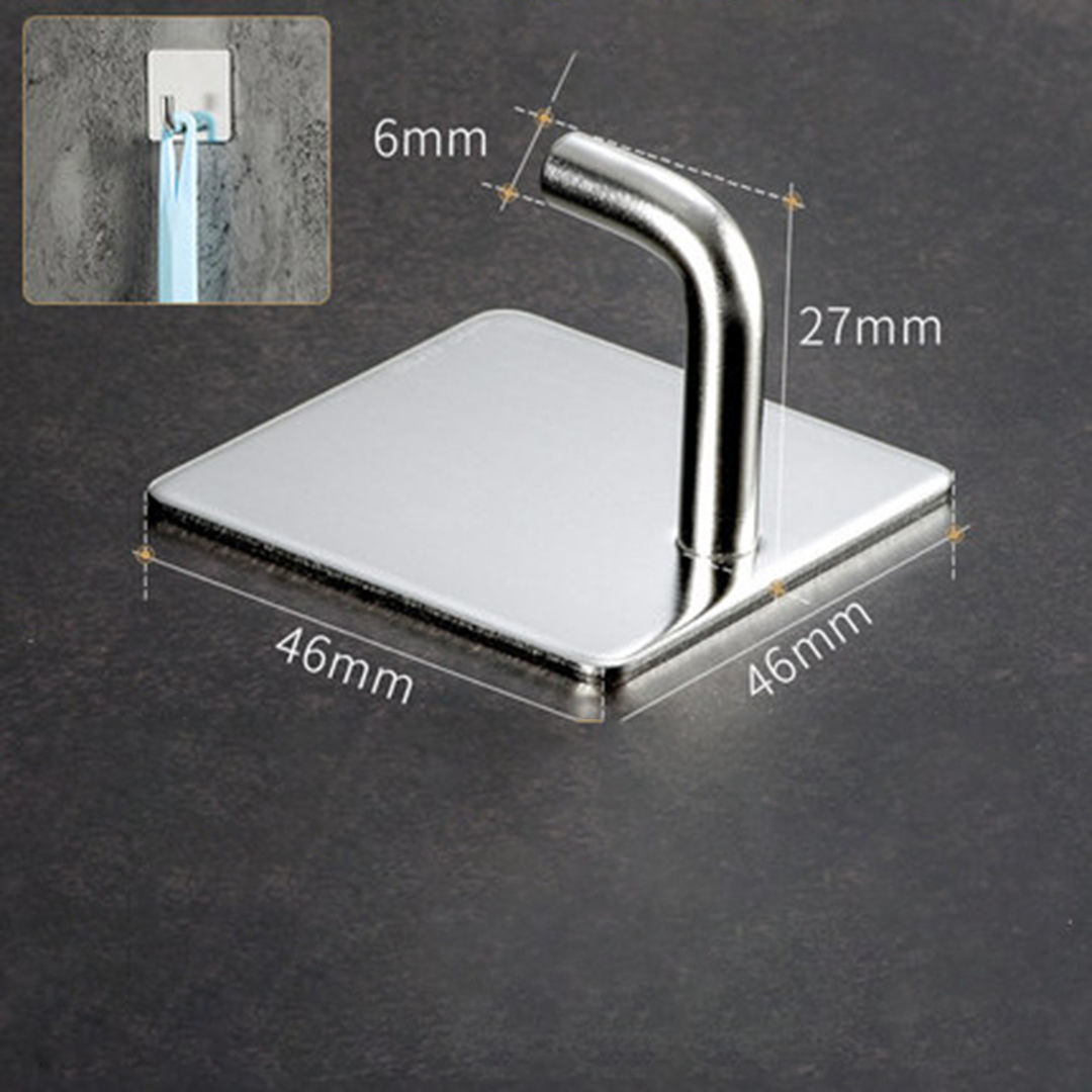Móc treo đồ Inox 304 dán trực tiếp mọi bề mặt chống gỉ sét
