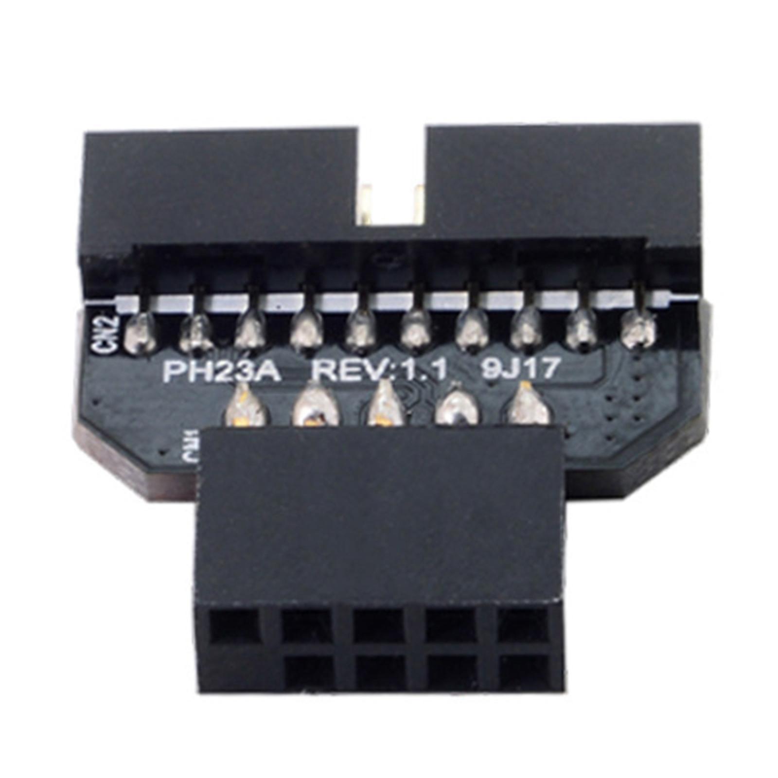 USB 2.0 9 Pin to USB 3.0 19 Pin Adapter USB Adapter for Motherboard Accessory Parts