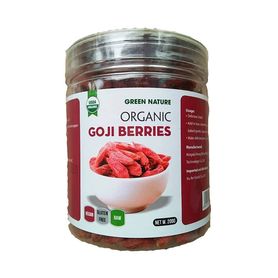 Combo 2 hộp Kỉ tử hữu cơ 200g