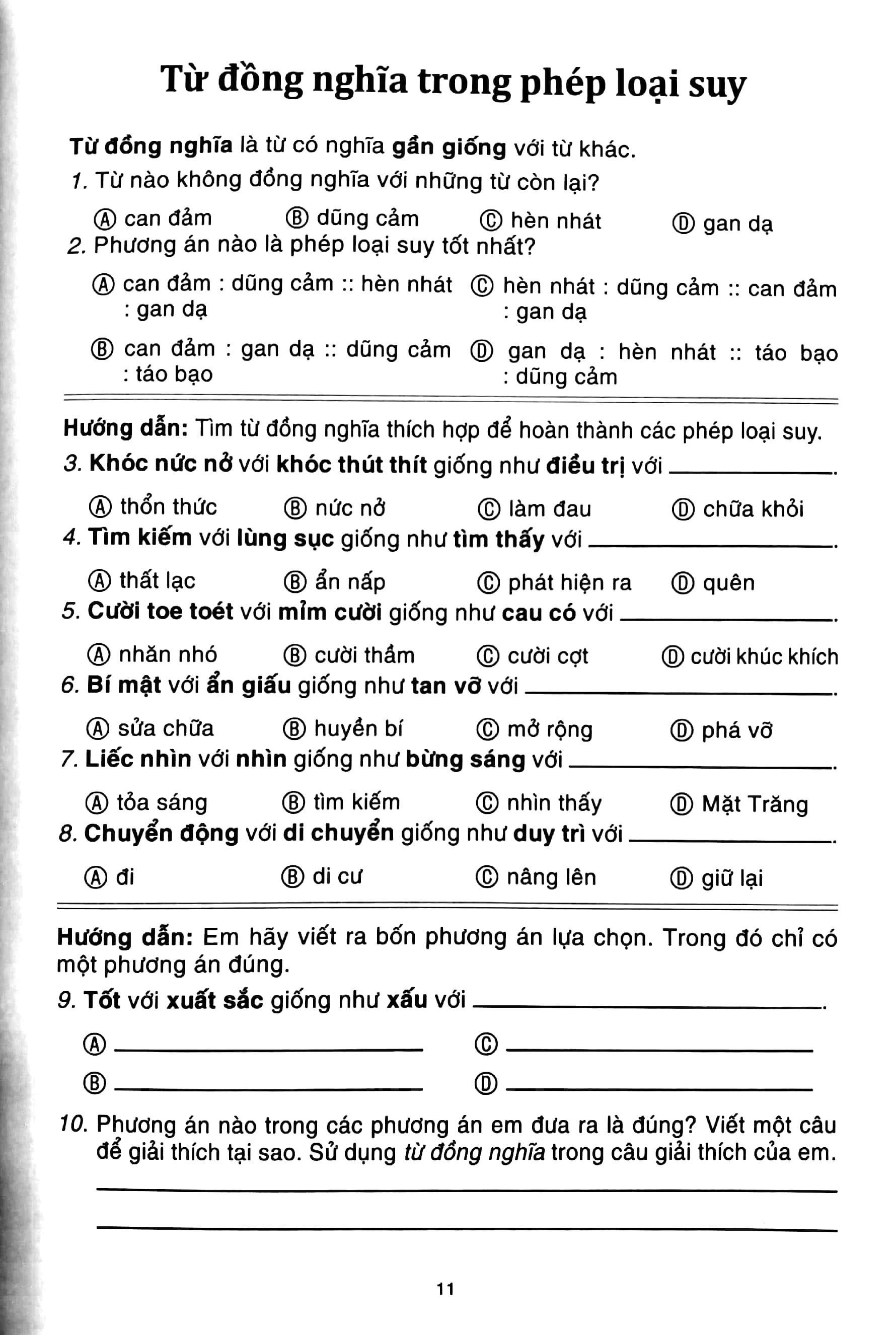 Analogies for Critical Thinking (tập 3)