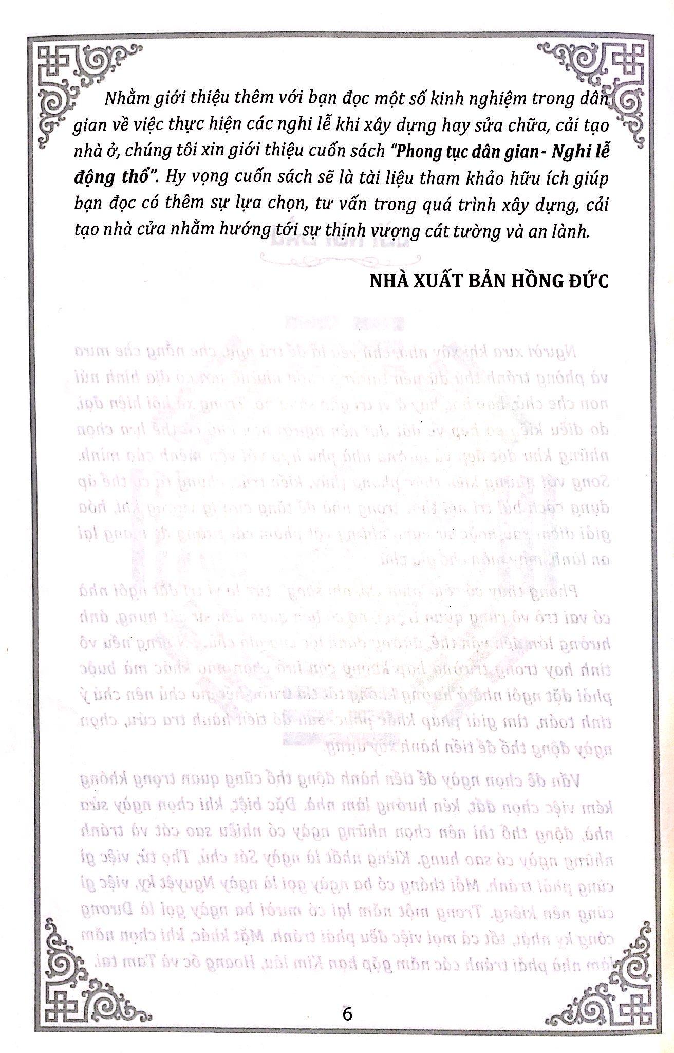 Phong Tục Dân Gian - Nghi Lễ Động Thổ