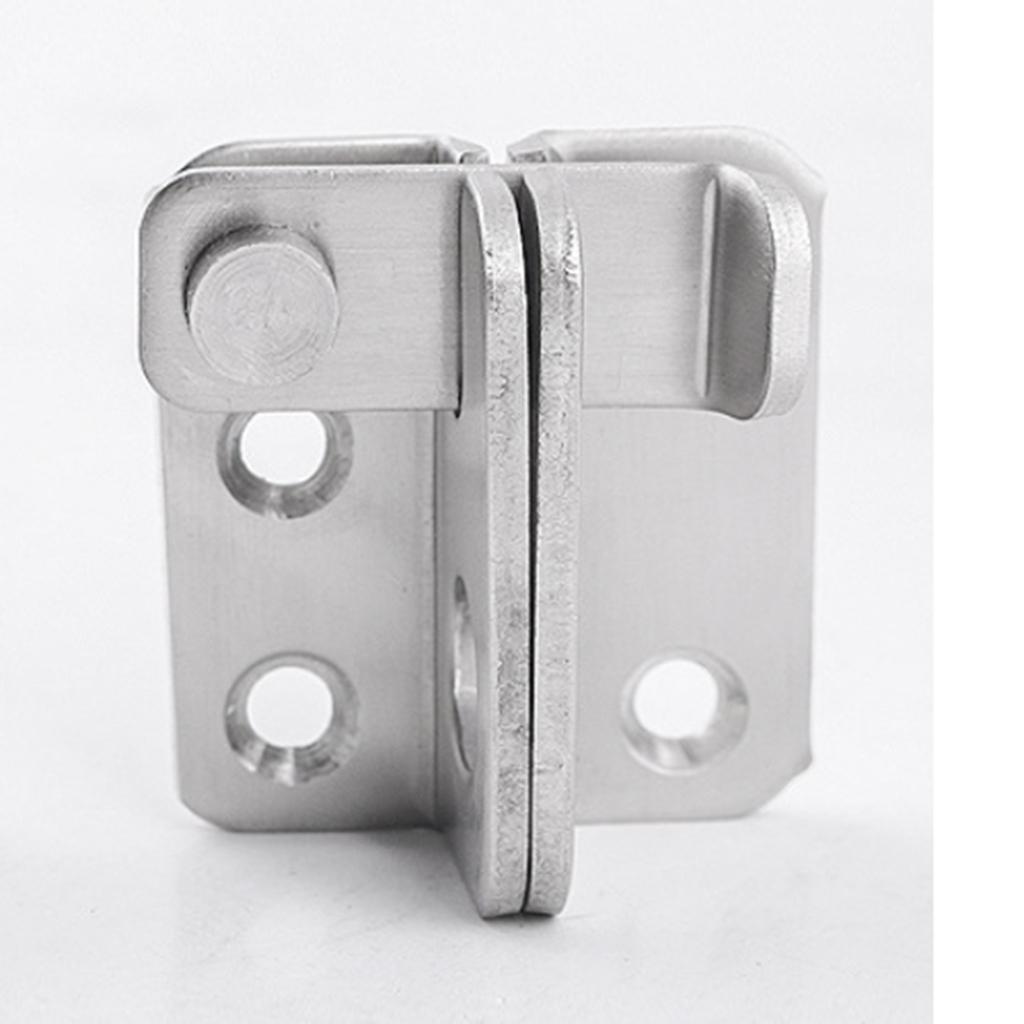 7-20pack Stainless Steel Hasp Cabinet Door Latch Security Lock Hardware Left