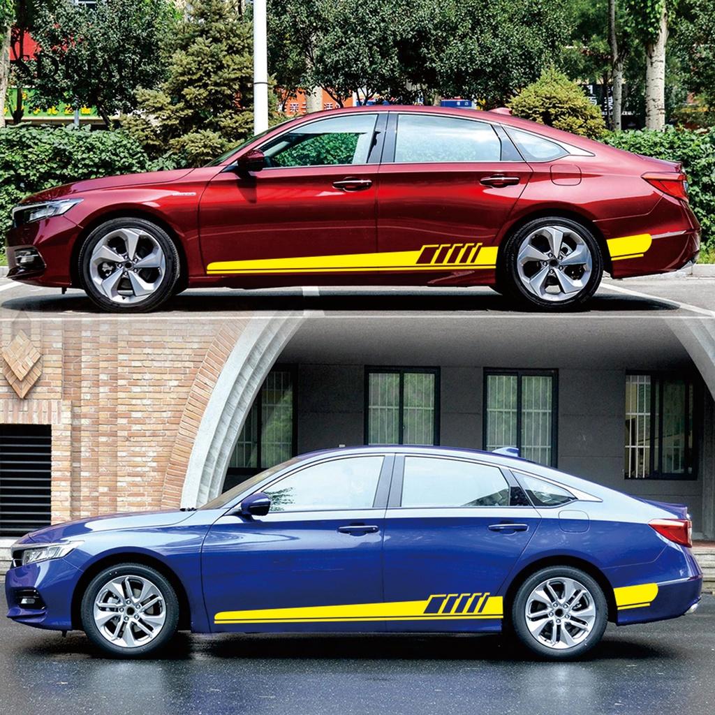 PEMG Exquisite Car Decal Racing Stripe Graphic Decal Colorfast Exterior Accessories