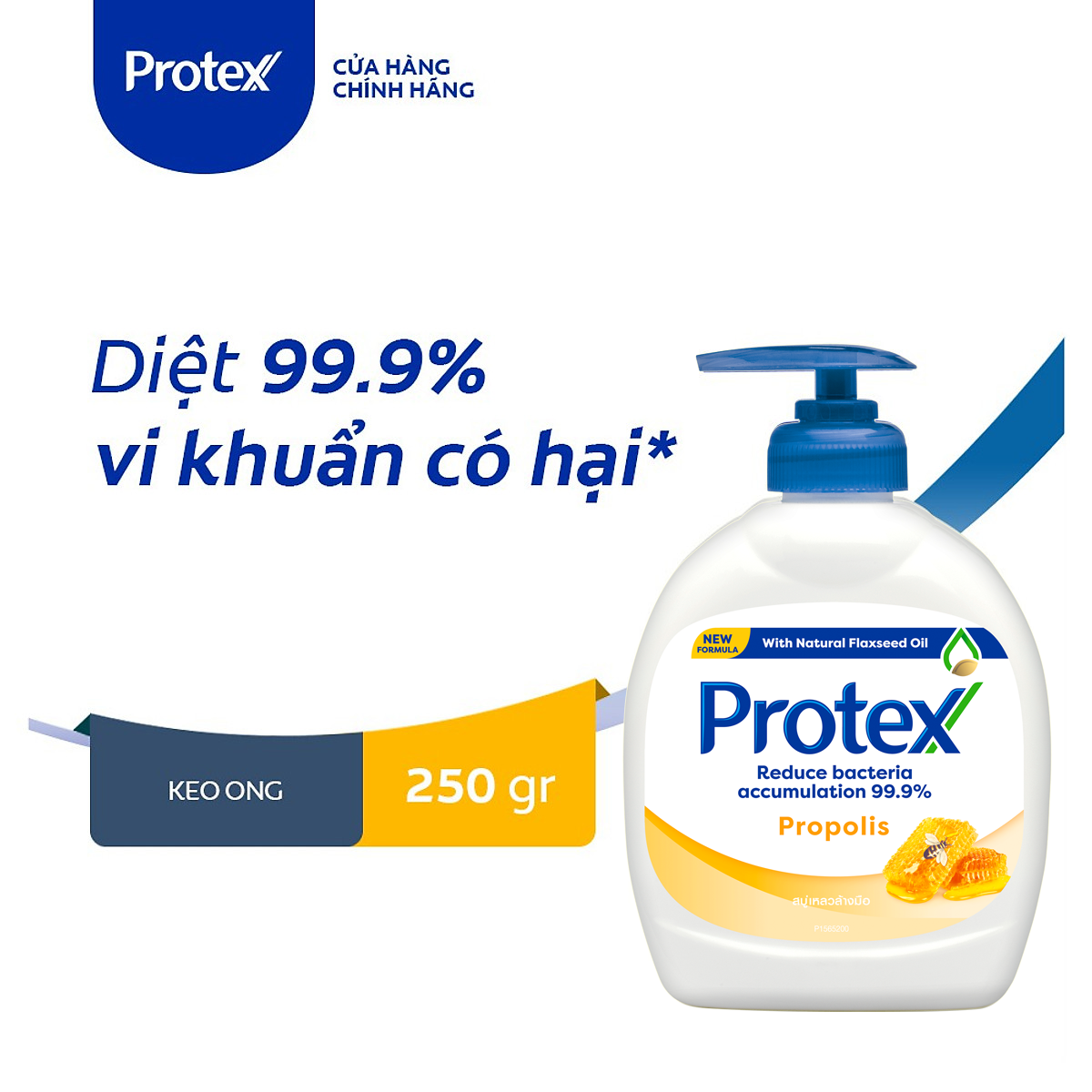 Nước rửa tay Protex Propolis keo ong 250ml/chai