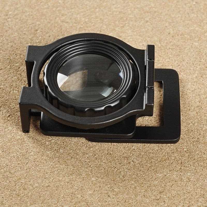 Kính lúp mini cầm tay phóng đại 20 lần soi mẫu vật, có thước đo