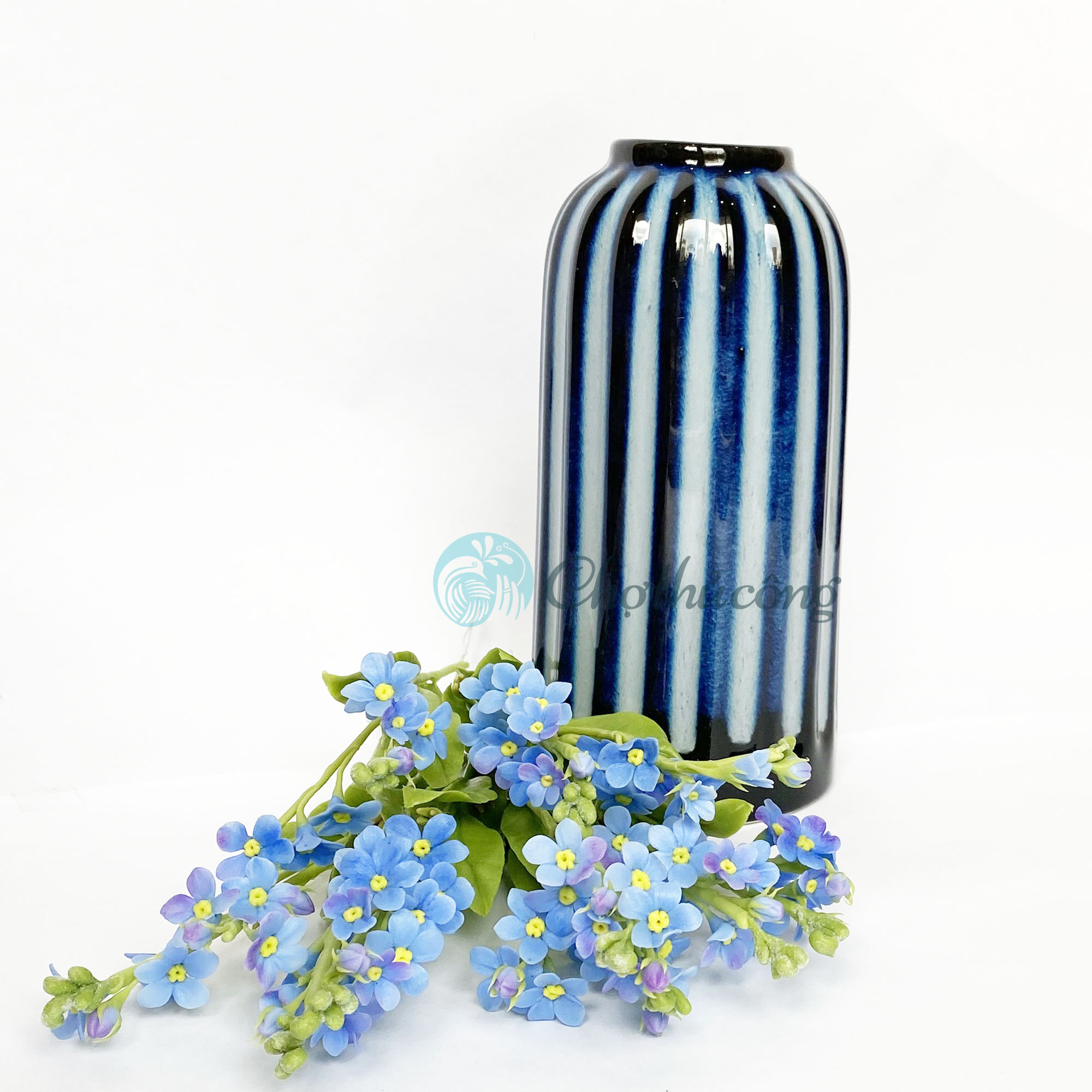 Bình hoa gốm men hỏa biến - Lọ hoa decor gốm bát tràng, bình gốm cắm hoa cao cấp trang trí vintage handmade