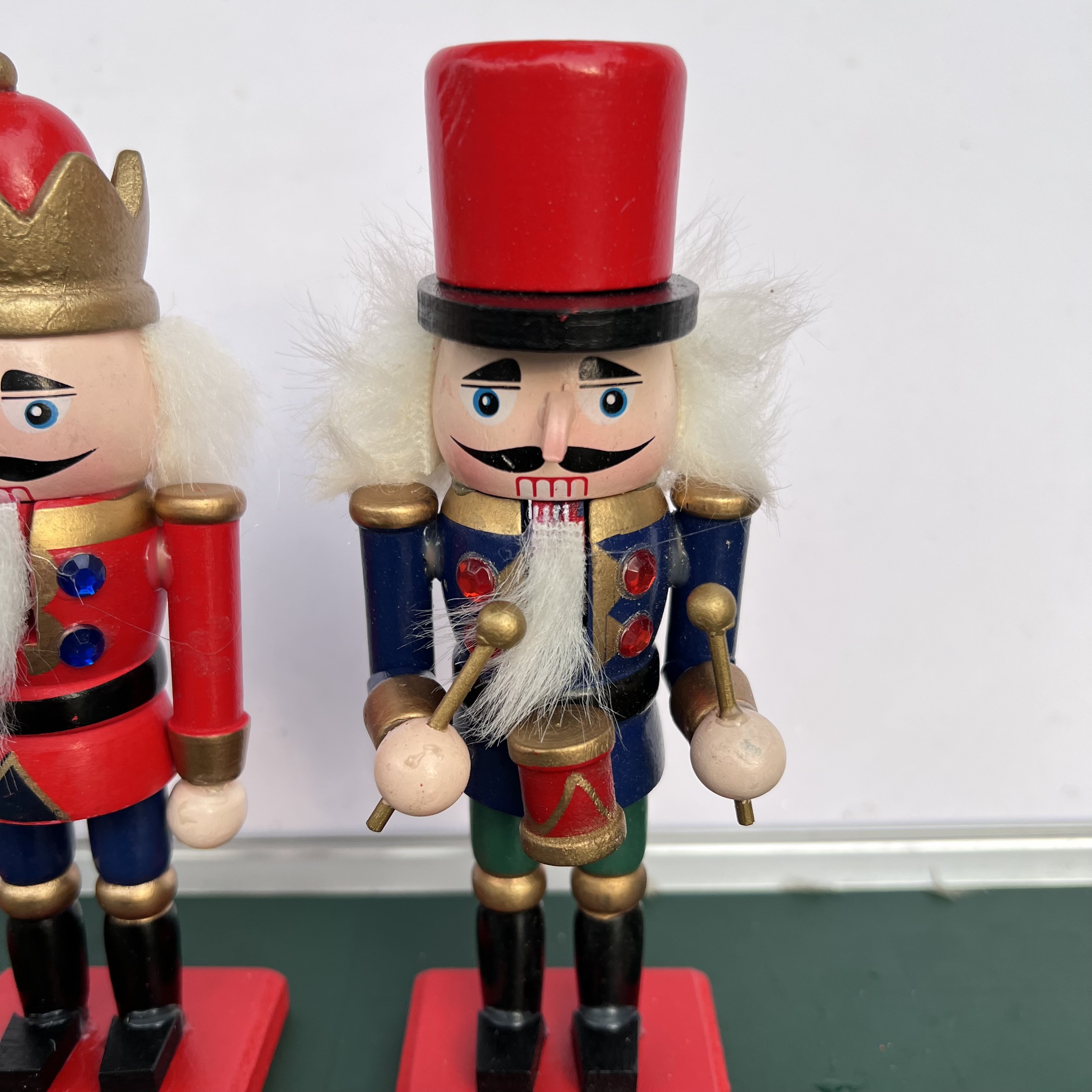 Combo 3 mô hình lính chì hoàng gia gỗ cao 16cm trang trí Giáng sinh Noel