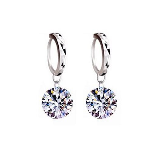 Bông tai khoen :ring:FREESHIP:ring: Bông tai nữ đá nhân tạo phong cách Hàn BH510