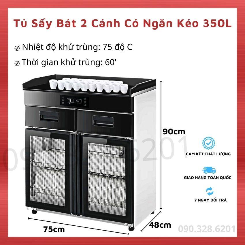 Tủ sấy khử khuẩn bát đũa Neutrino 55L màn LCD sang trọng ,Máy sấy bát đũa, Máy khử trùng chén bát đũa bằng ion âm siêu sạch mẫu 2024