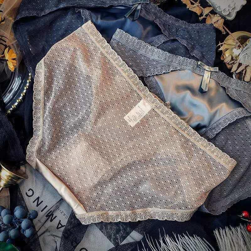 COMBO 5 QUẦN LÓT NỮ PHI LỤA PHỐI REN 838