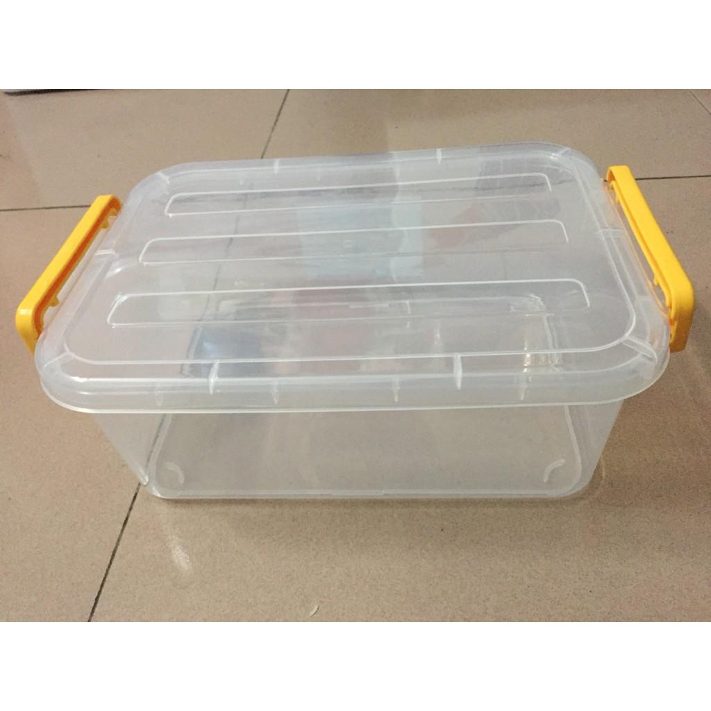 Thùng Nhựa Trong Suốt Duy Tân 15 Lít (46 x 32 x 16 cm )- GIAO NHANH 1H