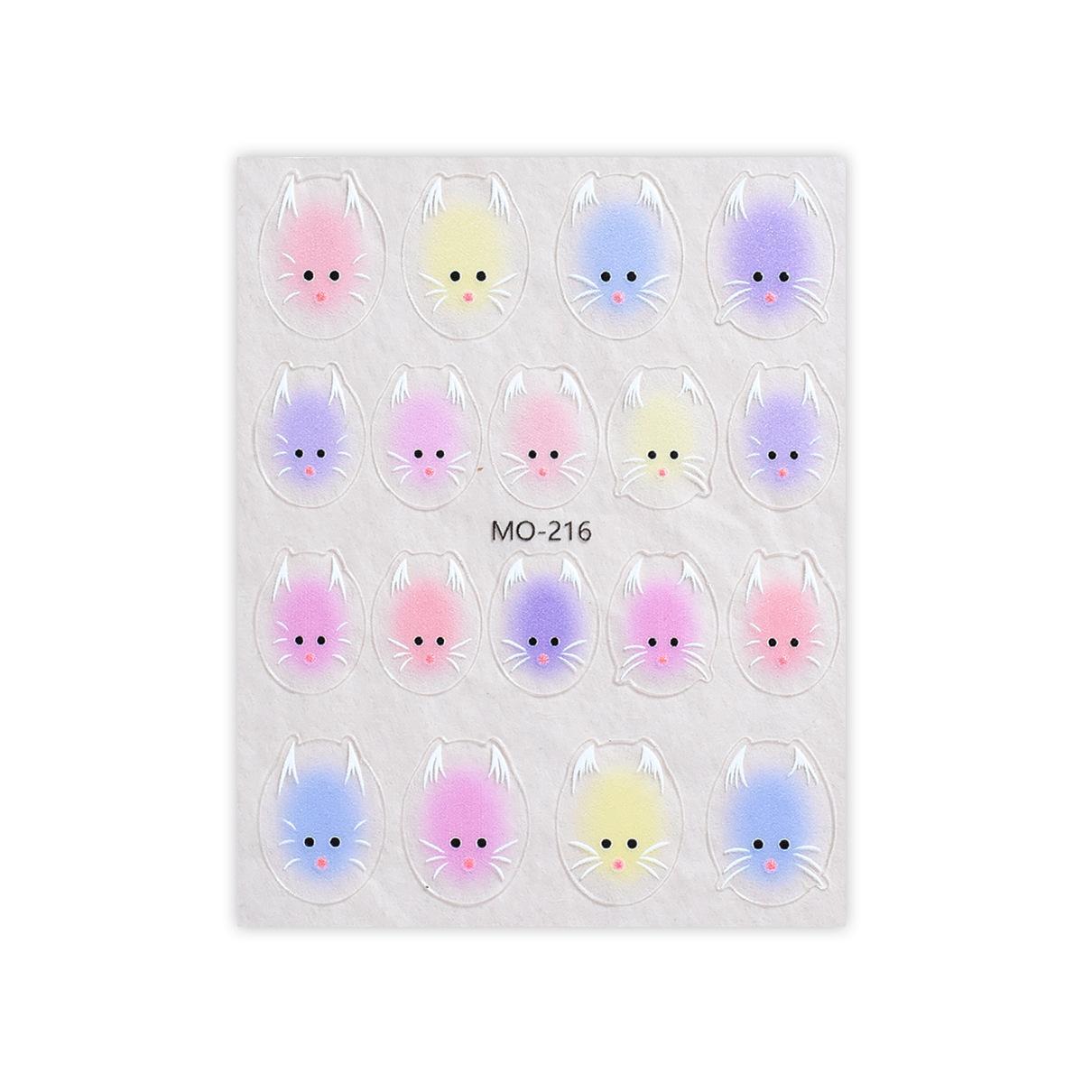 Sticker Con Mèo 5D, Miếng Dán Hình Con Mèo Xinh, Cao Cấp, Trang Trí Móng, Dành Cho Thợ Nail, Làm Nail Đẹp, Siêu Dễ Thương Nữ Sơn Gel