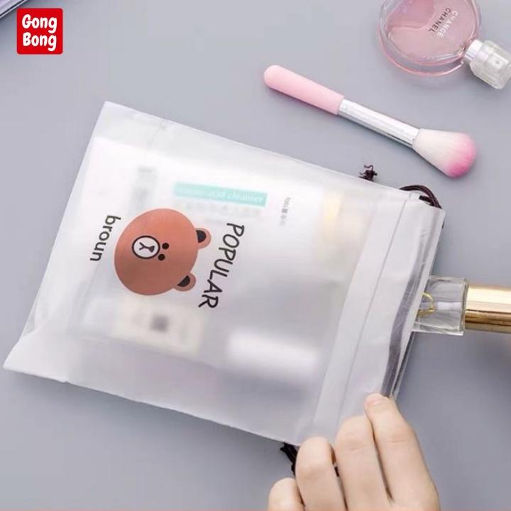 Túi đựng giày dép đồ dùng cá nhân đi du lịch chống thấm nước bụi bẩn dạng dây rút tiện lợi Gong Bong store