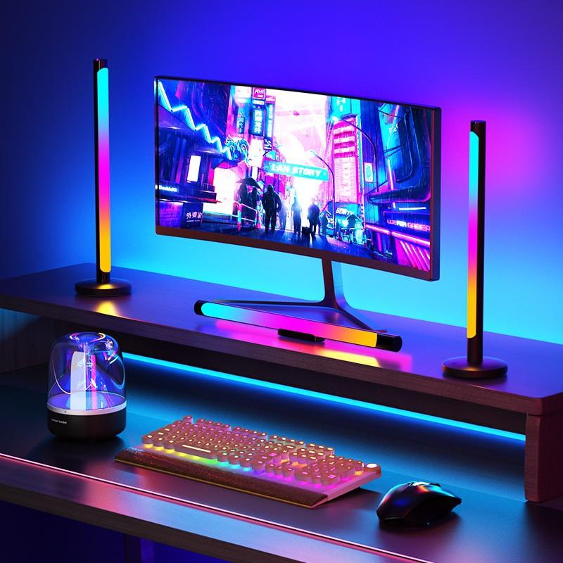Giao hàng nhanh rgb đón không khí ánh sáng máy tính để bàn phòng thể thao điện tử không khí phòng ngủ âm nhạc đầy màu sắc điều khiển âm thanh nhịp điệu âm thanh ánh sáng