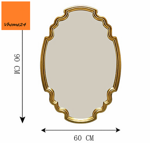 GƯƠNG DECOR TREO TƯỜNG DÁNG SÓNG TÓC GTR171