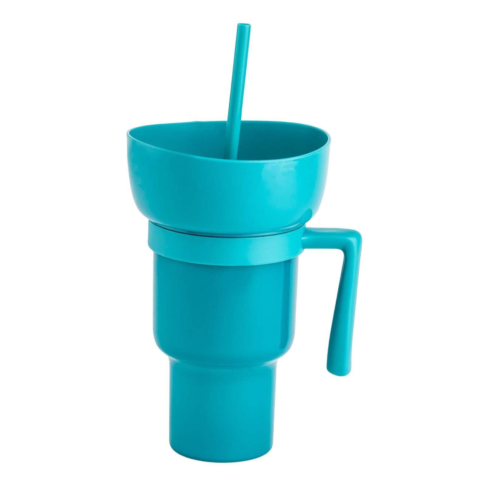 Portable Stadium Tumbler Snacks Cup Snack Bowl for Living Room Bedroom Travel