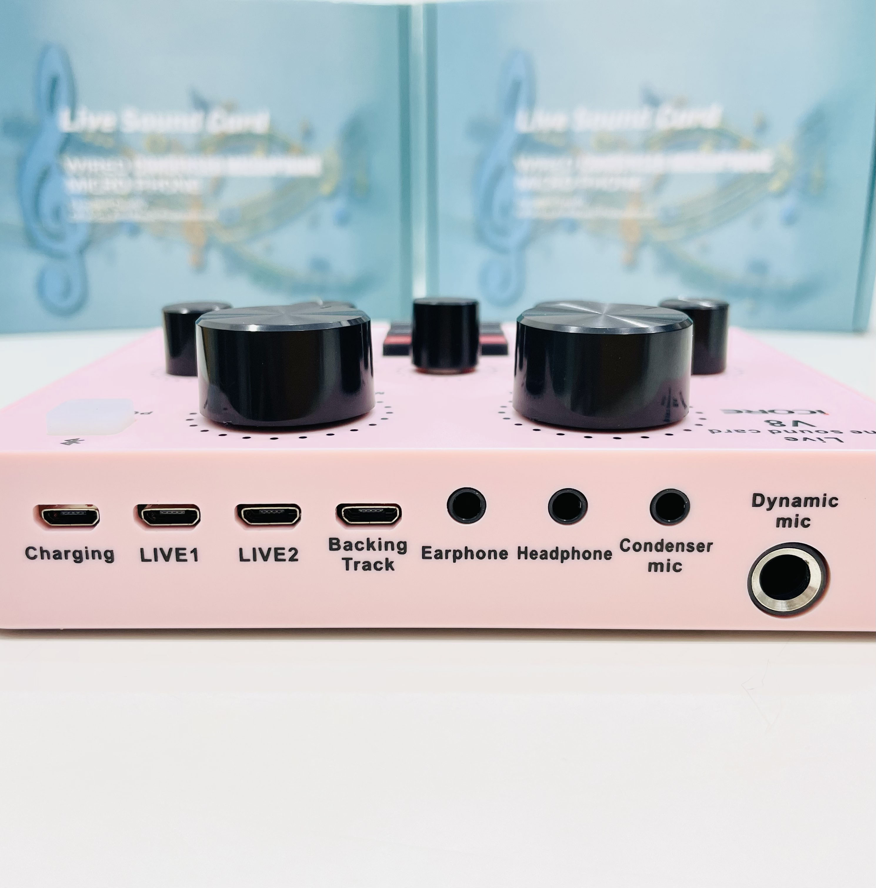 Soundcard iCore V8 thu âm-Livestream chuyên nghiệp - Hàng Chính Hãng