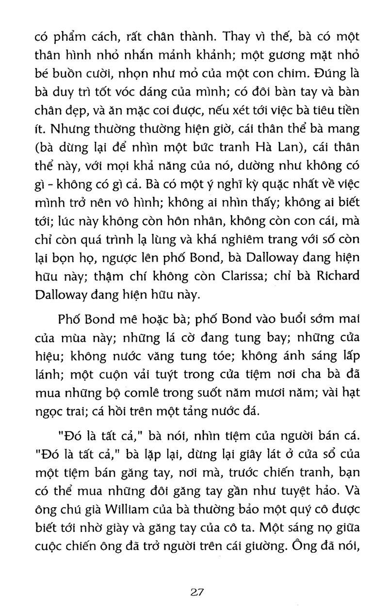 Bà Dalloway (Tái Bản 2018)
