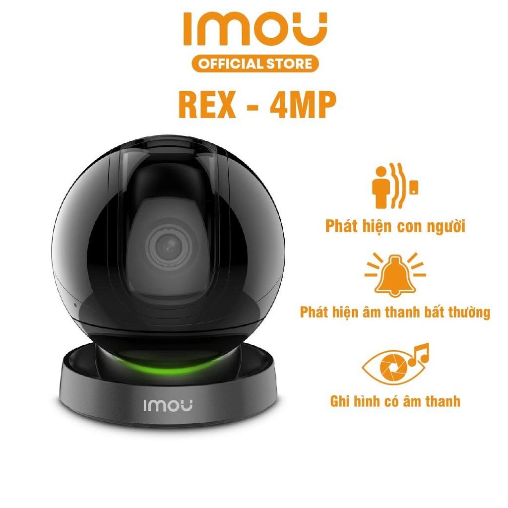 Camera Wifi Imou Rex (4MP) I Phát hiện con người I Theo dõi thông minh I Đàm thoại 2 chiều I Hàng chính hãng