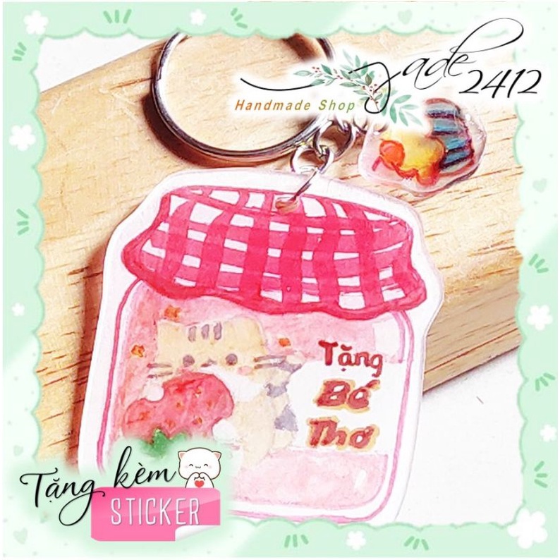 Móc khoá Tên Handmade theo yêu cầu