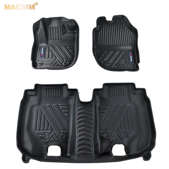 Thảm lót sàn xe ô tô Honda HRV 2018-2022 qd Nhãn hiệu Macsim chất liệu nhựa TPV cao cấp