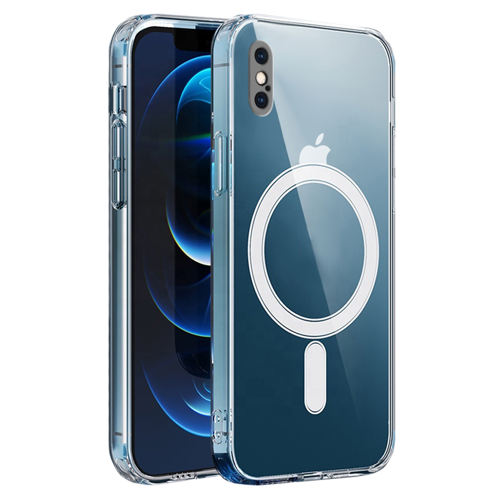 Ốp Lưng Clear Case Trong Suốt Hỗ Trợ Sạc Từ Tính dành cho iPhone ipx/ ipxr/ ipxs max.