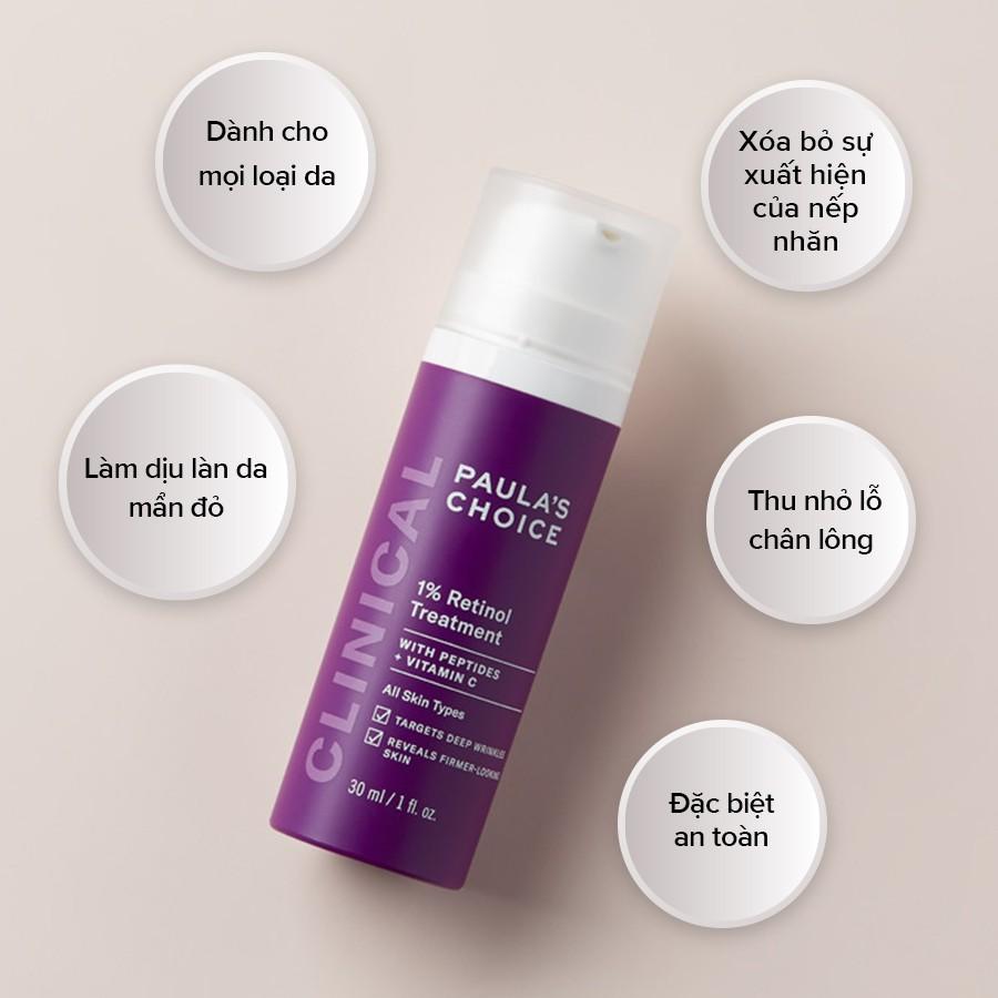 Paula’s Choice Clinical 1% Retinol Treatment – Tinh chất chống lão hóa da 5ml