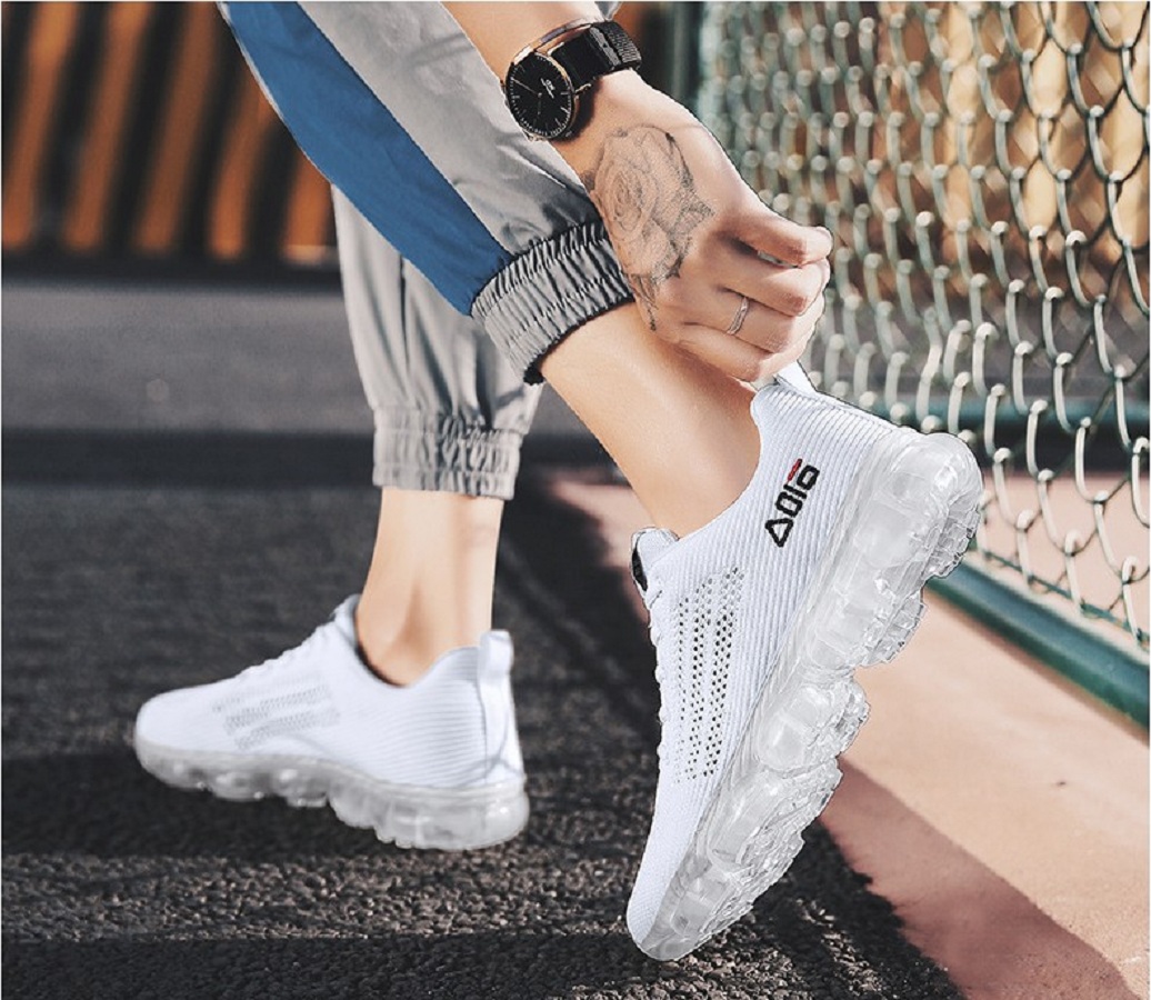 Giày sneaker nam cao cấp SP-298( màu trắng), Avi giày thể thao nam mới, đẹp hot năm 2019