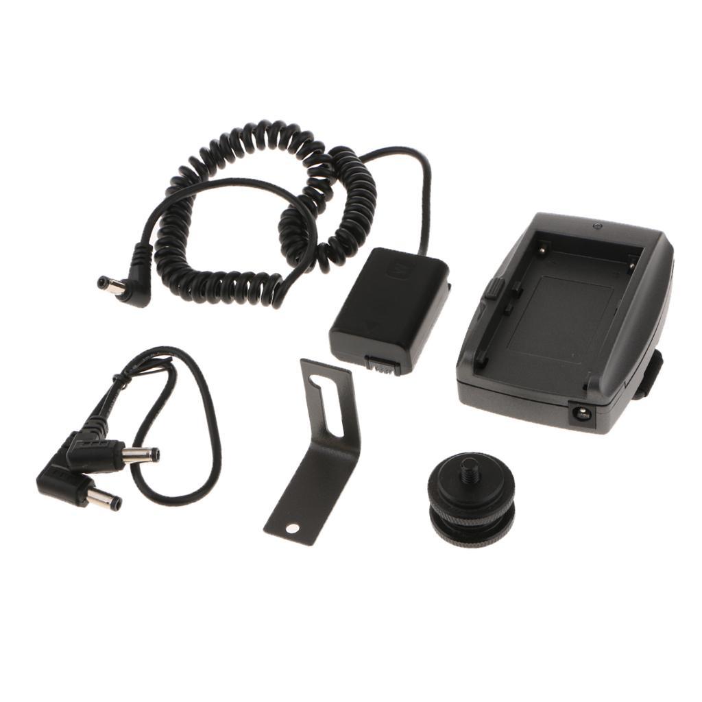 NP-FW50 DC Coupler & Battery Plate Adapter for A7 A7RIII A7SII A7MIII