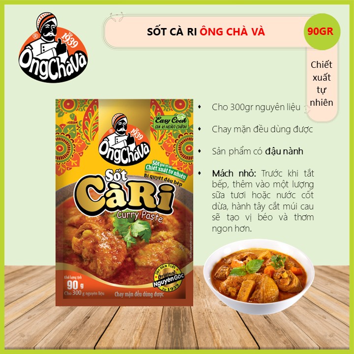 Sốt Cà Ri Ông Chà Và 90g (Curry Paste)