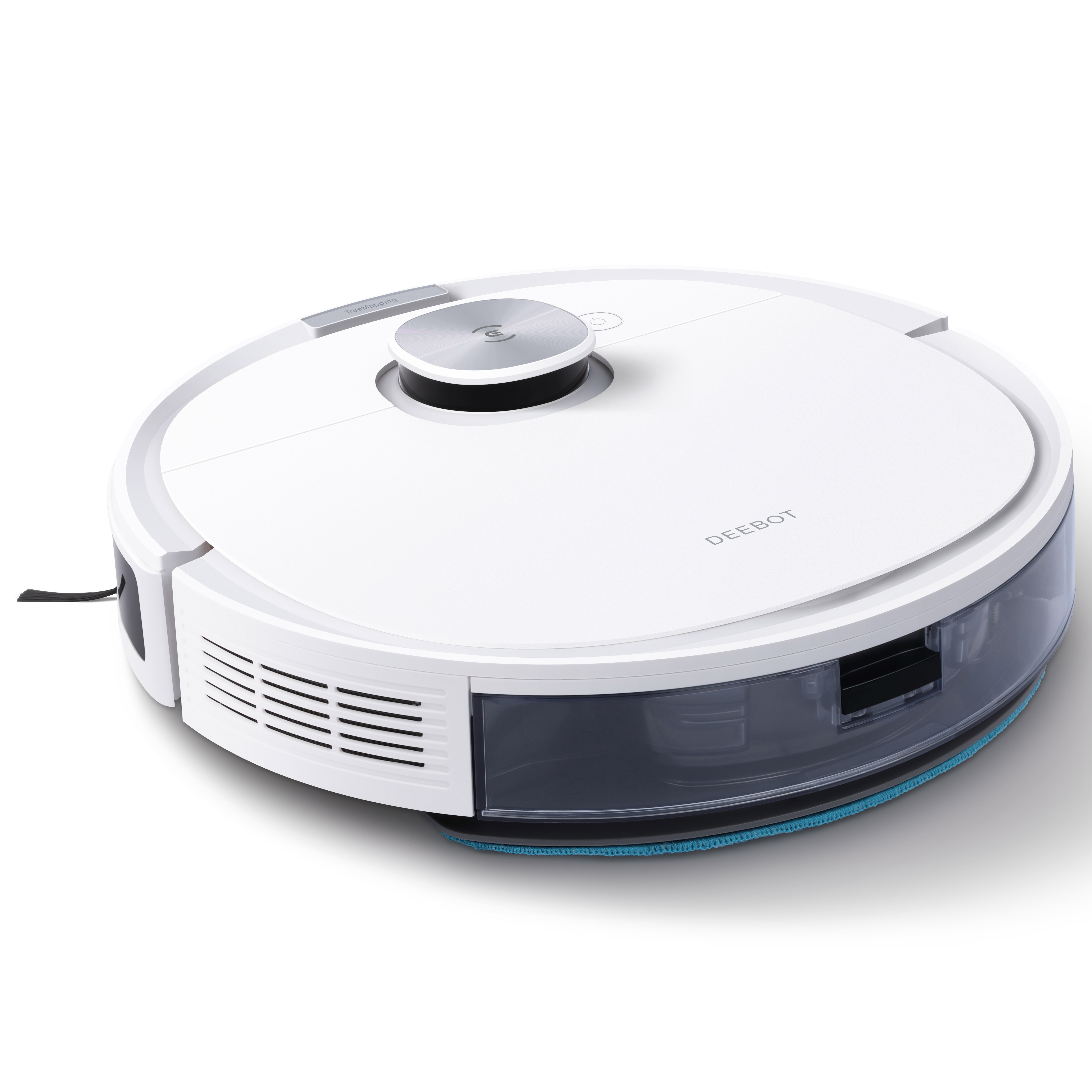 Robot hút bụi lau nhà Ecovacs Deebot N10 New - Trắng Bản Quốc tế - App Tiếng Việt, hàng nhập khẩu chính hãng full VAT, bảo hành chính hãng 24 tháng bởi Vietnam Robotics, lực hút 4300Pa, thời gian hoạt động 330 phút liên tục