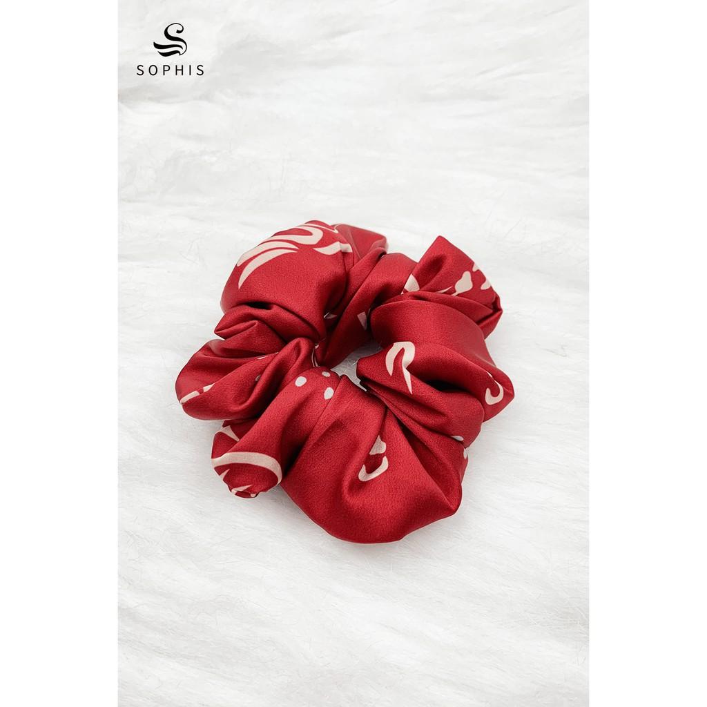 Dây buộc tóc lụa satin cao cấp scrunchies - Nhiều màu