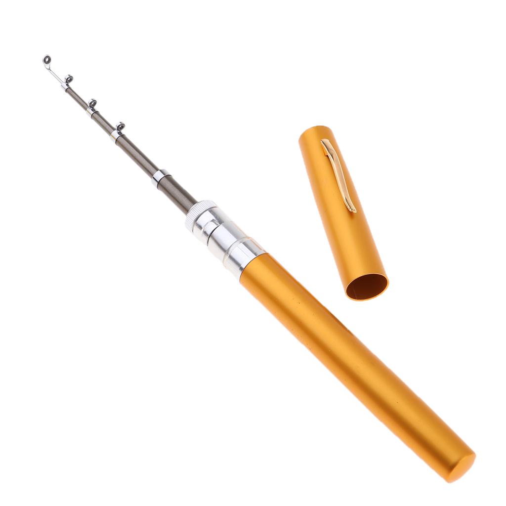 Mini Portable Pocket Fish Pen Shape Aluminum Alloy Fishing Rod Reel