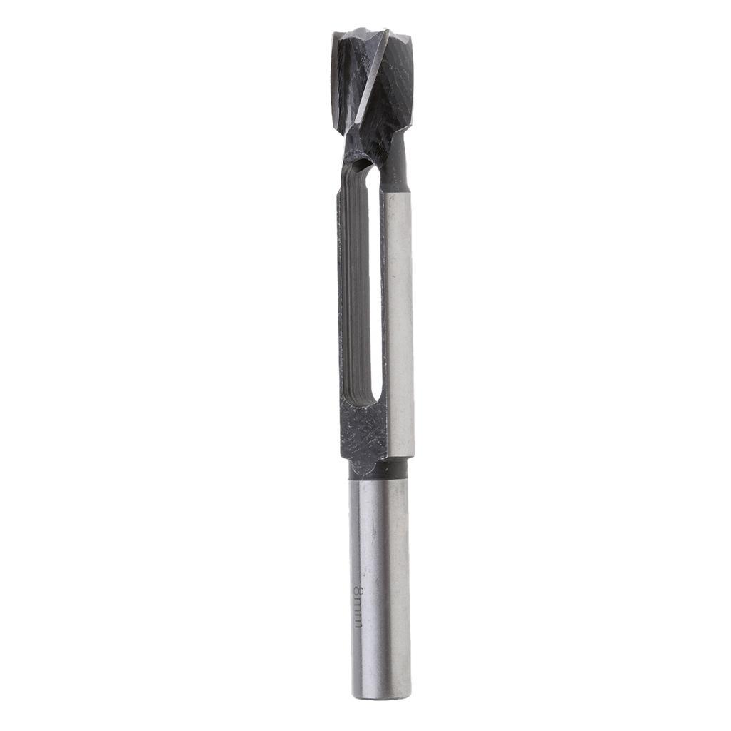 1/2 Inch Shank Tenon Plug Cutter,Woodworking Hole Drill Bits, 8mm + 10mm Dia