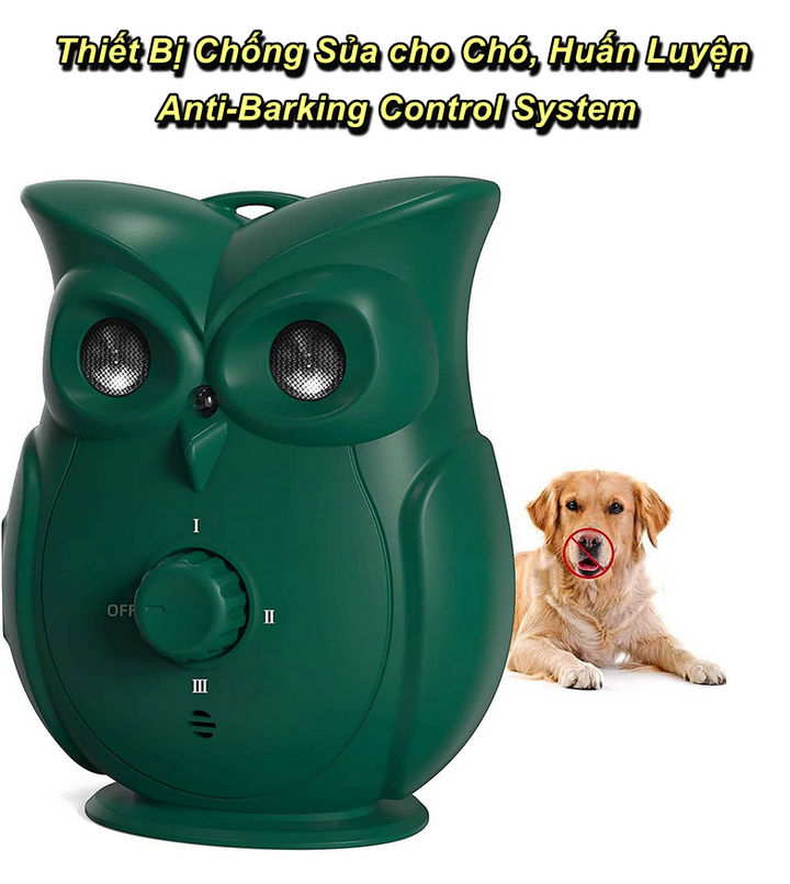 Thiết Bị Chống Chó Sủa Bằng Sóng Siêu Âm Anti-Barking Control System - Home Decor Furniture