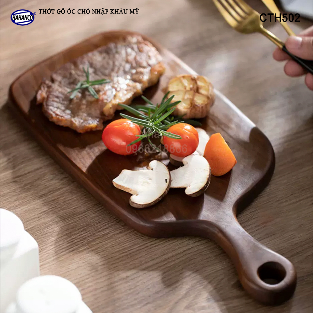 Thớt gỗ óc chó nhập khẩu Mỹ ️khay bánh mì/ bít tết/ pizza/ phụ kiện chụp ảnh