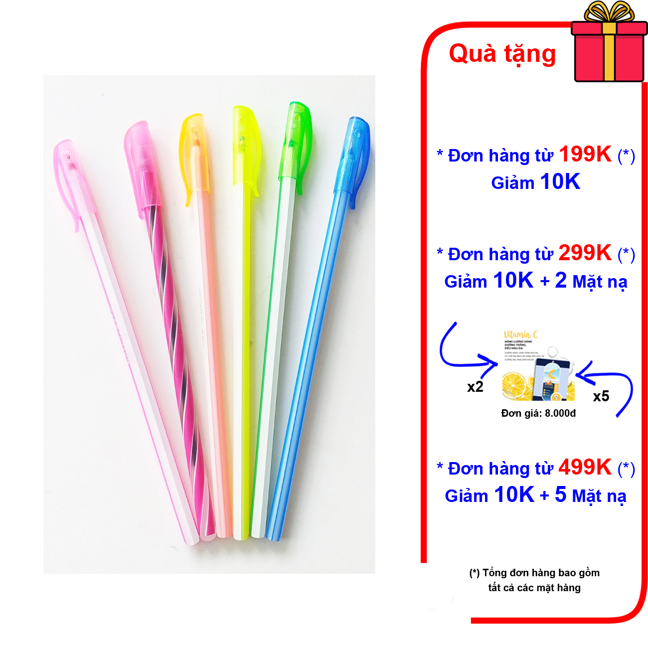 20 cây bút bi nến dài
