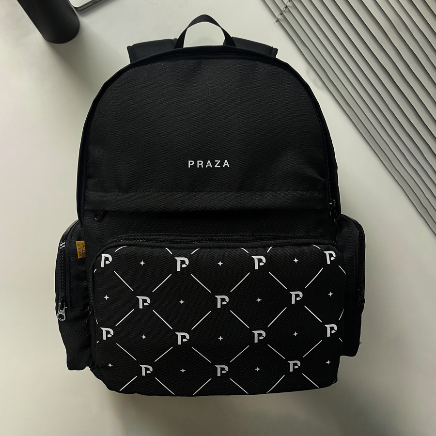 Balo Local Brand Họa Tiết Monogram PRAZA Cao Cấp + - BL202